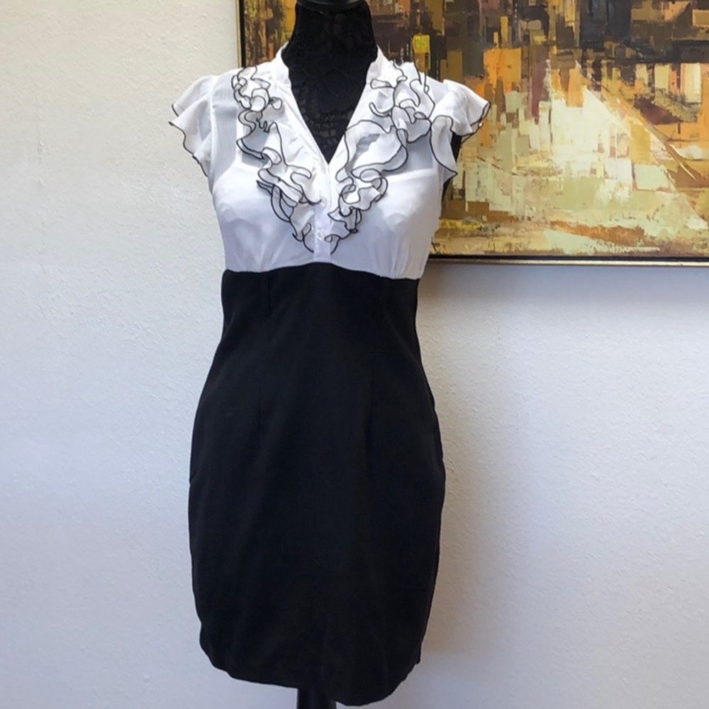 Modern ruffle dress